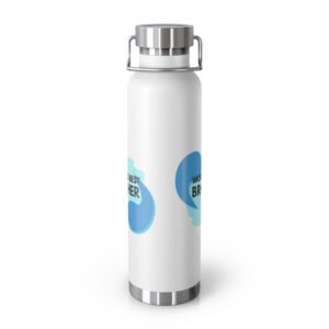 "InkInnovate" Copper Vacuum Insulated Bottle, 22oz