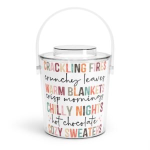 InkInnovate Ice Bucket with Tongs