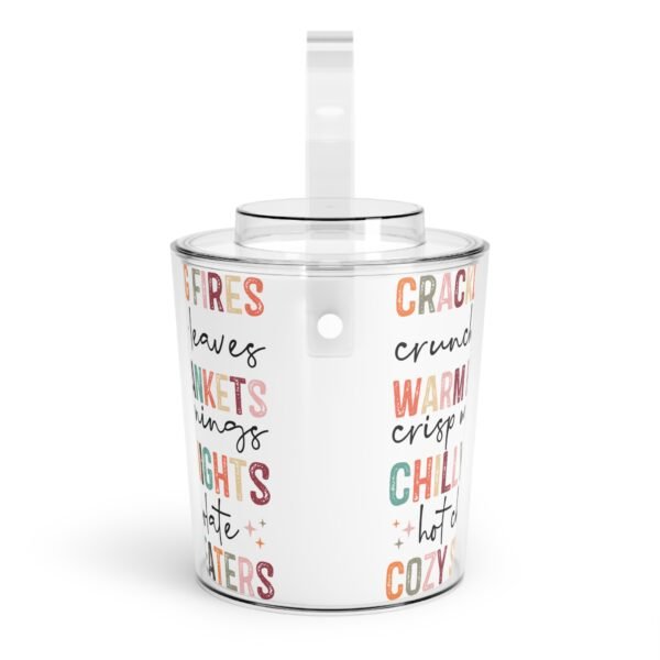 InkInnovate Ice Bucket with Tongs - Image 4
